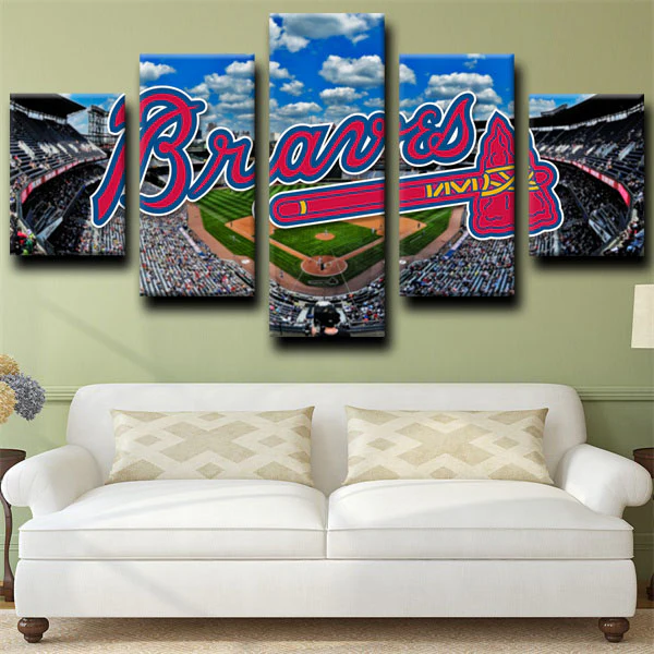 Braves Win by Jeremy Worst Posters Canvas Prints Artwork Atlanta main image 1