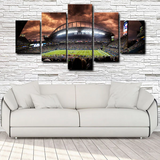 Seattle Seahawks NFL Football Stadium 5 Piece Canvas Wall Art Painting Wallpaper Poster Picture Print Photo Decor