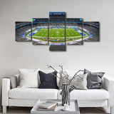 NFL Football New York Giants MetLife Stadium 5 Piece Canvas Wall Art Painting Wallpaper Poster Picture Print Photo Decor