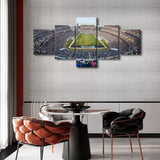 NFL Football Philadelphia Eagles Lincoln Financial Field 5 Piece Canvas Wall Art Painting Wallpaper Poster Picture Print Photo Decor