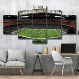 NFL Football Team Houston Texans NRG Stadium 5 Piece Canvas Wall Art Painting Wallpaper Poster Picture Print Photo Decor