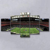 NFL Football Team Houston Texans NRG Stadium 5 Piece Canvas Wall Art Painting Wallpaper Poster Picture Print Photo Decor