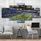 NFL Football Los Angeles Chargers SoFi Stadium 5 Piece Canvas Wall Art Painting Wallpaper Poster Picture Print Photo Decor