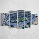 NFL Football MetLife Stadium New York Giants & Jets 5 Piece Canvas Wall Art Painting Wallpaper Poster Picture Print Photo Decor