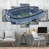 NFL Football MetLife Stadium New York Giants & Jets 5 Piece Canvas Wall Art Painting Wallpaper Poster Picture Print Photo Decor