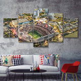 Jacksonville Jaguars TIAA Bank Field Stadium NFL Football 5 Piece Canvas Wall Art Painting Wallpaper Poster Picture Print Photo Decor