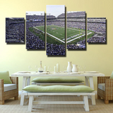 Baltimore Ravens NFL Football M&T Bank Stadium 5 Piece Canvas Wall Art Painting Wallpaper Poster Picture Print Photo Decor