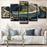 Chicago Bears Soldier Field Stadium Aerial View 5 Piece Canvas Wall Art Painting Wallpaper Poster Picture Print Photo Decor