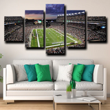 New England Patriots NFL Football Gillette Stadium 5 Piece Canvas Wall Art Painting Wallpaper Poster Picture Print Photo Decor