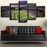 New England Patriots NFL Football Gillette Stadium 5 Piece Canvas Wall Art Painting Wallpaper Poster Picture Print Photo Decor