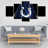 Indianapolis Colts NFL Football Sports Team Logo Gloves 5 Piece Canvas Wall Art Painting Wallpaper Poster Picture Print Photo Decor