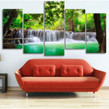 Custom 5 Piece Multi Panel Personalized Canvas Wall Art