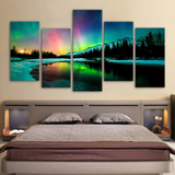 Custom 5 Piece Multi Panel Personalized Canvas Wall Art