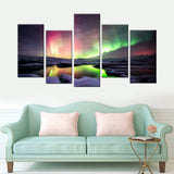 Custom 5 Piece Multi Panel Personalized Canvas Wall Art