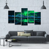 Custom 5 Piece Multi Panel Personalized Canvas Wall Art