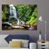 2 Piece Waterfall Canvas Wall Art Pictures Wallpaper Murals Decoration Design Artwork Posters Photos Decor Prints Gifts Paintings Photography Images