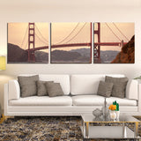 San Francisco California Golden Gate Bridge Canvas Wall Art Pictures Wallpaper Mural Posters Decor Prints Gifts Paintings Photography Images