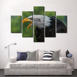 5 Piece Eagle Canvas Wall Art Image Picture Of Eagles Wallpaper Mural Decoration Design Artwork Poster Decor Print Gift Painting Photography