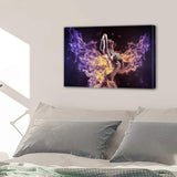 Flaming Hot Beautiful Sexy Woman 1, 2, 3, 4 & 5 Piece Babe Canvas Wall Art Decor Posters Photo Prints Artwork Wallpaper Pictures Multi Panel
