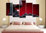 Custom 5 Piece Multi Panel Personalized Canvas Wall Art