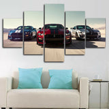 2020 Ford Mustang Shelby GT500 Iconic Muscle Car 5 Piece Canvas Wall Art Painting Wallpaper Poster Picture Print Photo Decor