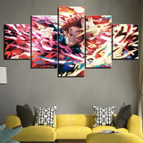 Demon Slayer Tanjiro Kamado Anime Lovers 5 Piece Canvas Wall Art Painting Wallpaper Poster Picture Print Photo Decor