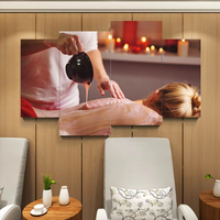 Masseuse Spa Massage Parlor 4 Piece Canvas Wall Art Painting Wallpaper Poster Picture Print Photo Decor