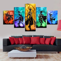 Japanese Anime Genshin Impact Game 5 Piece Canvas Wall Art Painting Wallpaper Poster Picture Print Photo Decor