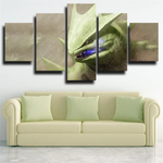 Legendary Pokemon Tyranitar Anime Character 5 Piece Canvas Wall Art Painting Wallpaper Poster Picture Print Photo Decor