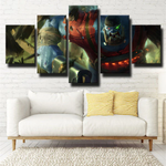 The Undead Juggernaut Sion Champion League of Legends 5 Piece Canvas Wall Art Painting Wallpaper Poster Picture Print Photo Decor