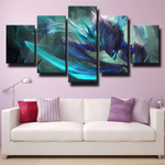 Kha'zix Assassins Warriors League Of Legends Game 5 Piece Canvas Wall Art Painting Wallpaper Poster Picture Print Photo Decor