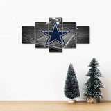 Dallas Cowboys Star AT&T Stadium NFL Football 5 Piece Canvas Wall Art Painting Wallpaper Poster Picture Print Photo Decor