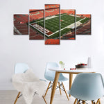 Cleveland Browns FirstEnergy Stadium NFL Football 5 Piece Canvas Wall Art Painting Wallpaper Poster Picture Print Photo Decor