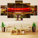 NFL Football New Orleans Saints Superdome Stadium 5 Piece Canvas Wall Art Painting Wallpaper Poster Picture Print Photo Decor