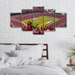 NFL Football Tampa Bay Buccaneers Raymond James Stadium 5 Piece Canvas Wall Art Painting Wallpaper Poster Picture Print Photo Decor