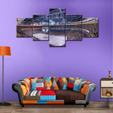 Boston Bruins NHL Hockey Sports 5 Piece Canvas Wall Art Painting Wallpaper Poster Picture Print Photo Decor