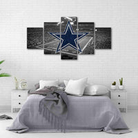 Dallas Cowboys Star AT&T Stadium NFL Football 5 Piece Canvas Wall Art Painting Wallpaper Poster Picture Print Photo Decor