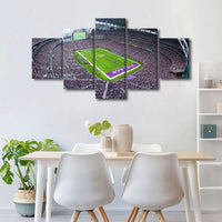 Minnesota Vikings US Bank Stadium NFL Football 5 Piece Canvas Wall Art Painting Wallpaper Poster Picture Print Photo Decor