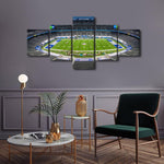 NFL Football New York Giants MetLife Stadium 5 Piece Canvas Wall Art Painting Wallpaper Poster Picture Print Photo Decor