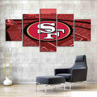 NFL football team San Francisco 49ers Stadium 5 Piece Canvas Wall Art Painting Wallpaper Poster Picture Print Photo Decor