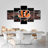 Cincinnati Bengals Paycor Stadium NFL Football Team 5 Piece Canvas Wall Art Painting Wallpaper Poster Picture Print Photo Decor