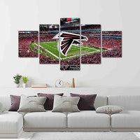 Atlanta Falcons Mercedes Benz Stadium NFL Football 5 Piece Canvas Wall Art Painting Wallpaper Poster Picture Print Photo Decor