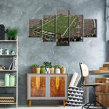 NFL Football Team New York Jets MetLife Stadium 5 Piece Canvas Wall Art Painting Wallpaper Poster Picture Print Photo Decor