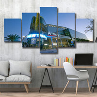 Amway Center Orlando Magic Stadium NBA Basketball 5 Piece Canvas Wall Art Painting Wallpaper Poster Picture Print Photo Decor