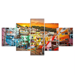 Rio De Janeiro Brazil 5 Piece Canvas Wall Art Painting Wallpaper Poster Picture Print Photo Decor