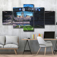 Indianapolis Colts Lucas Oil Stadium NFL Football 5 Piece Canvas Wall Art Painting Wallpaper Poster Picture Print Photo Decor