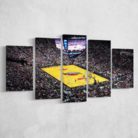 Portland Trail Blazers Moda Center Stadium Basketball Game 5 Piece Canvas Wall Art Painting Wallpaper Poster Picture Print Photo Decor