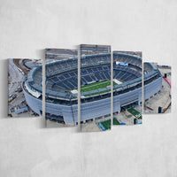 NFL Football MetLife Stadium New York Giants & Jets 5 Piece Canvas Wall Art Painting Wallpaper Poster Picture Print Photo Decor