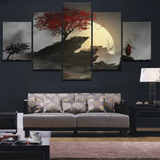 Sekiro Shadows Die Twice Video Game 5 Piece Canvas Wall Art Painting Wallpaper Poster Picture Print Photo Decor