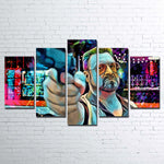 The Big Lebowski Movie John Goodman Walter Sobchak 5 Piece Canvas Wall Art Painting Wallpaper Poster Picture Print Photo Decor